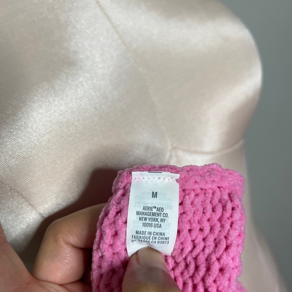 AERIE SUNSET CHENILLE OVERSIZED TURTLENECK SWEATER CHUNKY KNIT - Picture 10 of 13